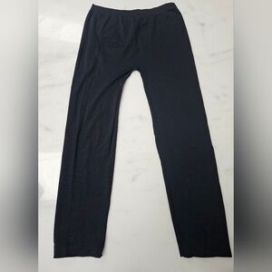 Charlotte Russe Shiny Black Leggings - Size Medium